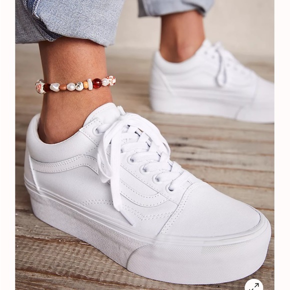 Vans Shoes - Like New! VANS Old Skool Stackform Canvas Sneaker Women’s Size 8.5 Men’s Size 7